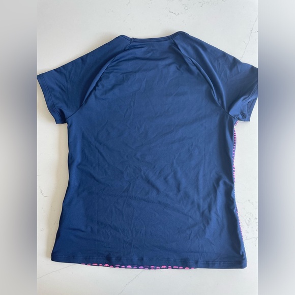 Lands End Swim Rashguard Kids’ Size 10-12 - Picture 4 of 6